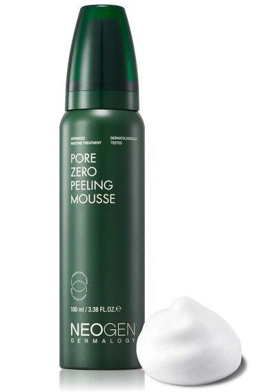 [K-Beauty] Neogen Dermalogy Pore Zero Peeling Mousse, All-in-One Foaming Exfoliating Face Wash Visibly Firming, Tightening &amp; Lifting Skin 3.38 fl oz