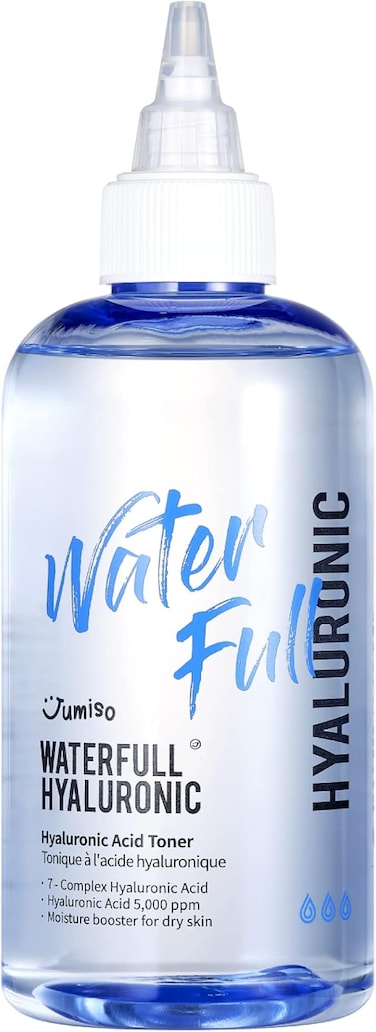 Jumiso Waterfull Hyaluronic Toner 250ml   Face Moisturizer, Facial Toner for All Skin Types, Daily Deep Hydration   Vegan, Fragrance-Free