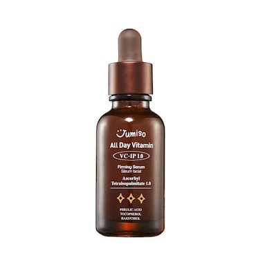 JUMISOAll Day VC-IP 1.0 Firming Serum 30ml, 1.01 fl oz, Boosting Collagen, Reducing fine lines, Aronia Extract, Bakuchiol, Panthenol