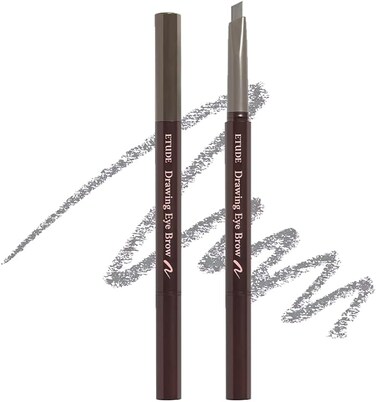 ETUDE Drawing Eye Brow 0.25g #5 Grey 21AD   Long Lasting Eyebrow Pencil   Soft Textured Natural Daily Look Eyebrow Makeup   K-beauty