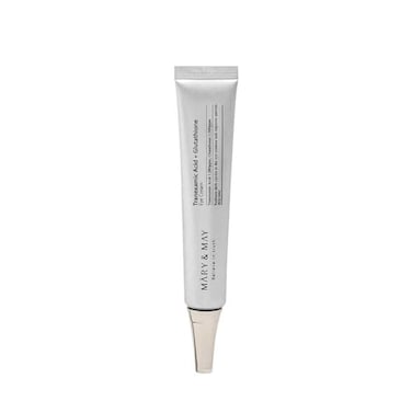 Mary&amp;May Korean Skincare Tranexamic Acid + Glutathione Eye Cream - Reduces Dark Circles Around The Eye, Powerful Antioxidant, Improve Uneven Skin Tone With Vitamin C, Morning/Night Use, 12G/0.42 Oz
