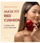 [*Mini Size*] TIRTIR Mask Fit Red Cushion Foundation   Full coverage, Weightless, Skin fit, Satin Glow Finish, Korean Makeup Cushion Foundation (#23N Sand, 0.15 Fl Oz)