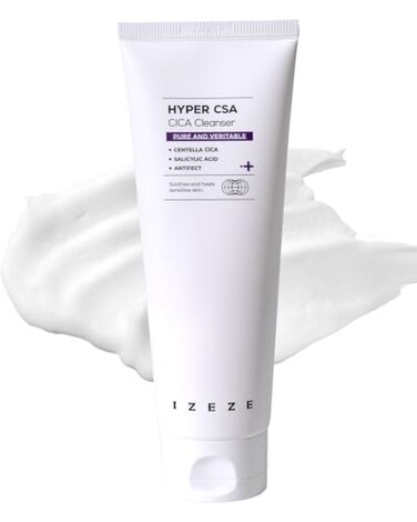 I&middot;zeze Hyper Csa Cica Cleanser 5.07 Fl.Oz, 150ml, Centella Cica, Facial Deep Rich Foam, Cleansing Foam For Sensitive And Acne-Prone Skin, For All Skin Types