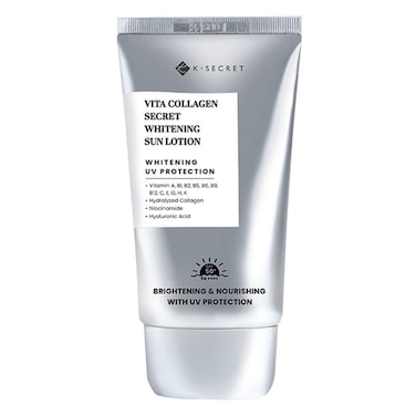 K-Secret Vita Collagen Secret Whitening UV Protection Sun Lotion With SPF 50+ &amp; PA++++ 50ml