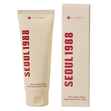 K-Secret Seoul 1988 Snail Mucin 93% + Rice Extract Cream 100ml
