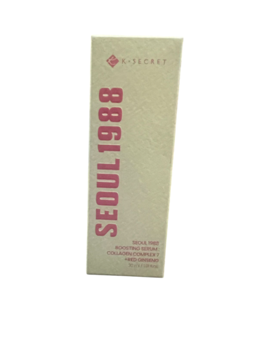 K-SECRET SEOUL 1988 BOOSTING SERUM: COLLAGEN COMPLEX 7 + RED GINSENG  30ML