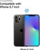 Spigen iPhone 6.7" FC Black HD(1Pack)