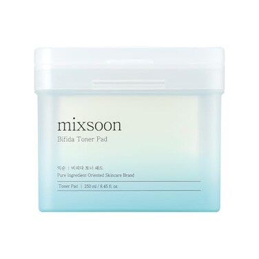 وسادة تونر بيفيدا من ميكسون، حاجز للرطوبة، مستخلص تخمير بيفيدا، وسادة إسفنجية من الرايون (280 مل/9.46 أونصة سائلة/120 ورقة)