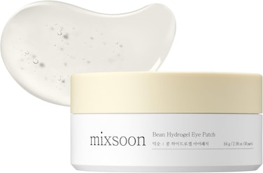 Mixsoon Bean Hydrogel Eye Patch - 84G (30 Pairs), Amino Acid &amp; Collagen-Infused, Hydrating &amp; Brightening, Peptide-Enriched, Gentle Care For Under Eyes &amp; Smile Lines