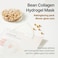 Mixsoon Bean Collagen Hydrogel Mask 1Pack(35Gx5EA) Low Molecular Deep Nutrition, Radiance, Hydration All-In-One Firming, Ingredients Absorbing Over Time Korean Glass Skin Care