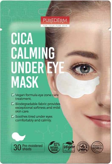 PUREDERM CICA CALMING UNDER EYE MASK 30`S