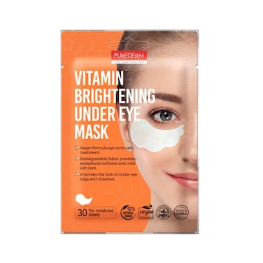 PUREDERM VITAMIN BRIGHTENING UNDER EYE MASK 30s