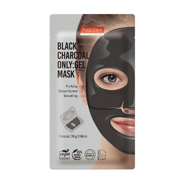 قناع جل بيور ديرم بالفحم الأسود فقط 24 جرام - 772