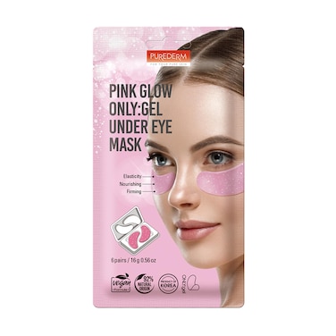 PUREDERM PINK GLOW ONLY: GEL UNDER EYE MASK 6gx16`s