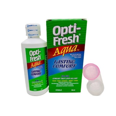 Opti Fresh Aqua Solution  Purpose Disinfection Solution for Soft Contact Lenses, Contact Lenses Solution 150ml