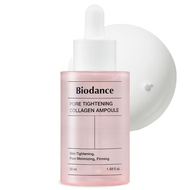 BIODANCEPore Tightening Collagen Ampoule, Korean Collagen Serum for Face, Pore Minimizing &amp; Anti Aging Face Serum for Women, 1.69 fl. oz x 1 ea