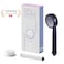 DailyCha-E Korean Multi Filtered Shower Head - Twin Shower Filter System - High Pressure Shower Head - Water Filter for Hair Loss - Chlorine Removal (Black)