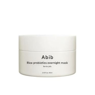 AbibRice Probiotics Overnight Mask Barrier Jelly 2.71 fl oz I Intensive Hydrating Nourishing for Skin Barrier, Bouncy Skin Texture, Less Stress