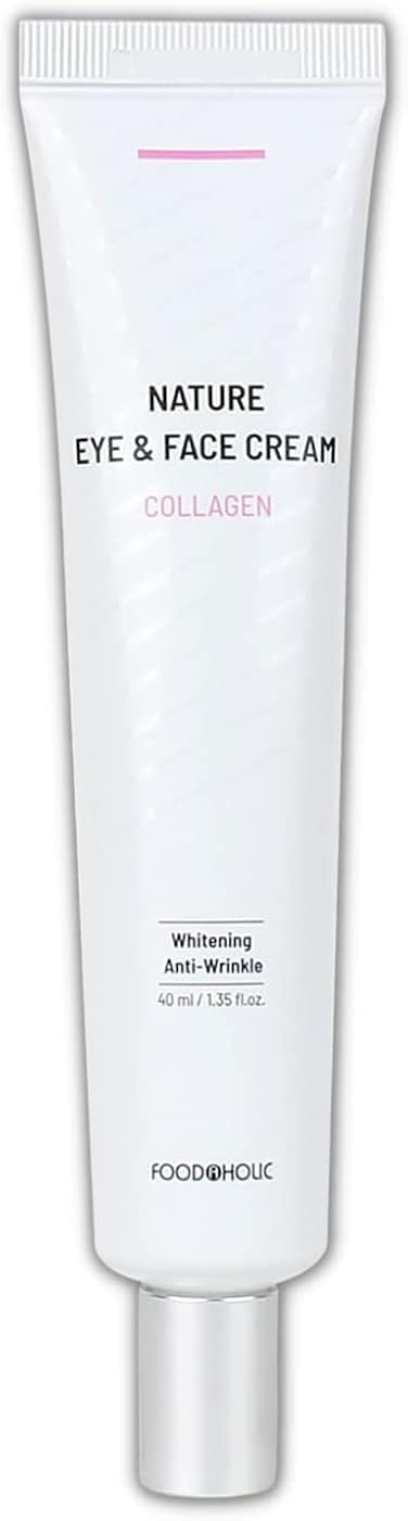 فوداهوليك كريم تفتيح العين والوجه بالكولاجين من فود ايه هوليك، للعناية بالتجاعيد، مستحضرات تجميل مزدوجة الوظائف 40 مل