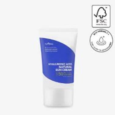 Isntree hyaluronic acid natural sun cream spf 50+