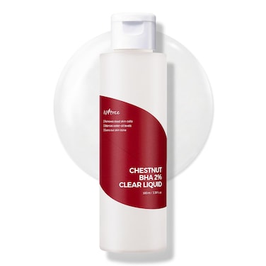 ISNTREE Chestnut BHA 2% Clear Liquid 100ml, 3.38 fl oz, Mild Exfoliant, Pore Tightening, Removes Dead Skin Cells, Korean Skincare