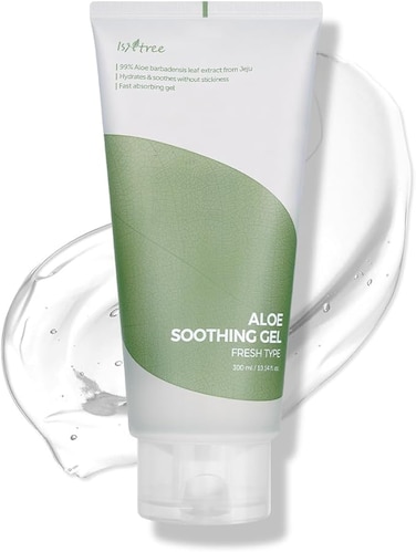 IsNtree Aloe soothing gel fresh type 300ml 10.14 fl.oz.   Aloe vera 50%   Comforts sensitive skin   Refreshes and hydrates the skin