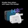 Spigen 27W USB C Wall Charger PD 3.0 PPS Fast Charging Power Adapter for iPhone 17 16 15 Series Galaxy S25 S24 S23 Ultra Z Fold 7 Z Flip iPad Air Tablets USB-C Phones &ndash; White