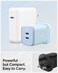Spigen 65W Dual USB C 2 Ports Wall Charger GaN III Tech PD 3.0 PPS Ultra Fast Charging Adapter for iPhone 17 16 15 14 13 12 Pro Max Macbook Air iPad Pro Pixel 10 Samsung Galaxy S25 Ultra - Black