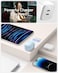 Spigen 65W Dual USB C 2 Ports Wall Charger GaN III Tech PD 3.0 PPS Ultra Fast Charging Adapter for iPhone 17 16 15 14 13 12 Pro Max Macbook Air iPad Pro Pixel 10 Samsung Galaxy S25 Ultra - Sierra Blue