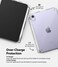 Ringke Fusion Case Compatible with iPad mini A17 Pro,7th Generation/Mini 6 2021 Model,6th Generation Case with Overcharge Protection Pen/Pencil Holder,Shockproof Bumper Protective Cover-Smoke Black
