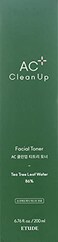 Etude House Ac Clean Up Facial Toner 6.76 Fl. Oz. 200ml, Balancing Low Ph Level Tea Tree Toner, Dead Skin Cell Care To Calm Down And Hydrate Troubled Skin, Fast Relief For Acne Pron Skin