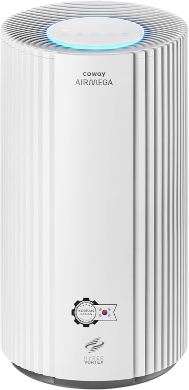 COWAY Air Purifiers for Large Room Whole Home Up to 2,640 ft&sup2;, True HEPA Filter for Smoke, Allergies, Pet Dander, Odor, Air Quality Monitor, Turbo Eco Mode, 20dB Noise Level, Timer, AM350 White