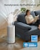 COWAY Air Purifiers for Whole Home Large Room Up to 3,285ft&sup2;, True HEPA Filter for Smoke, Allergen, Pet Dander, Odor, AQI Display, 21dB Noise Level, Turbo Eco Mode, AM450 Beige