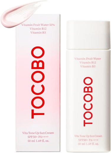 Tocobo Vita Tone Up Sun Cream SPF50+ PA++++ 2.82oz / 50ml Vegan Sunscreen