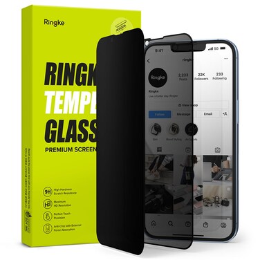 Ringke - Apple iPhone 16e /14 / 13 / 13 Pro Screen Protectors - Privacy Tempered Glass