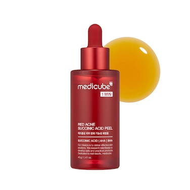 Medicube21% Acid Wash-off Exfoliant (AHA+BHA+Succinic Acid), Wash-off Resurfacing Serum, Best for bumpy, breakout-prone skin, Korean Skincare (1.41fl.oz.)