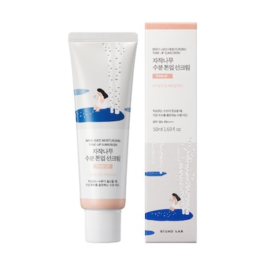 Round Lab Birch Juice Moisturizing Tone-Up Sunscreen   Brightening Tone-Up Effect With SPF 50+, PA++++   50ml