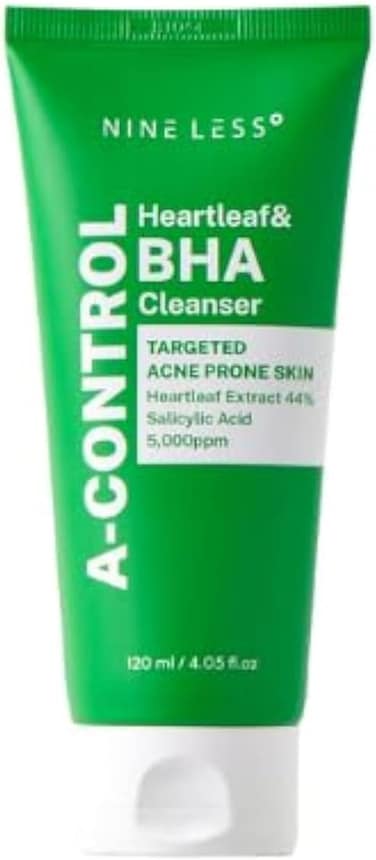 NINELESS A-Control Heartleaf &amp; BHA Cleanser 120ml