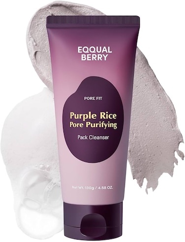 EQQUAL BERRY PURPLE RICE PORE PURIFYING PACK CLEANSER 130G