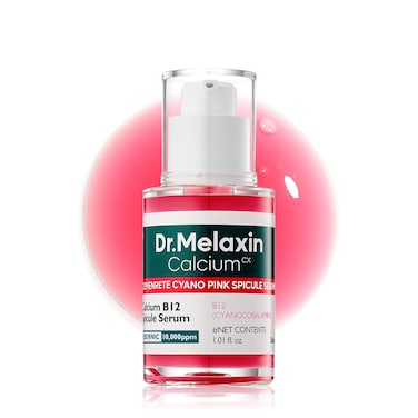 Dr.Melaxin Cemenrete Cyano Pink Spicule Serum with Calcium, korean skin care pore tightening refines spicule microneedling serum 1.01
