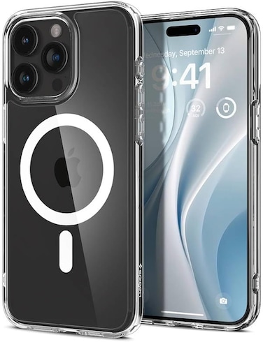 Spigen iPhone 15 Pro Crystal Hybrid 6.1 MagFit White
