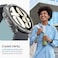 Spigen Ultra Hybrid designed for Samsung Galaxy Watch 6 44mm case cover with Built-in Screen Protector (2023) - Crystal Clear
