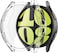 Spigen Ultra Hybrid designed for Samsung Galaxy Watch 6 44mm case cover with Built-in Screen Protector (2023) - Crystal Clear
