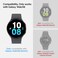Spigen GLAStR EZ Fit [2-Pack] designed for Samsung Galaxy Watch 6 (40mm) Tempered Glass Screen Protector with Auto Align technology install kit - 2 PACK
