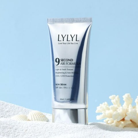 LYLYL 9 SECOND AIR FORMULA SUN CREAM SPF 50+/PA++++  50ml