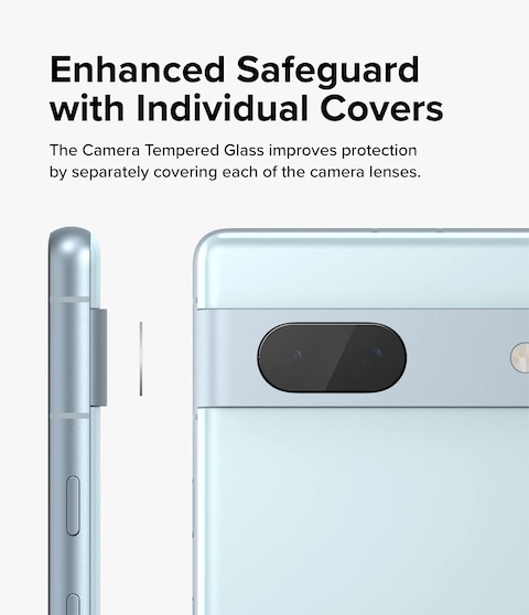 Ringke- Google Pixel 7a Tempered Glass Camera Lens Screen Protector [3 Pack]