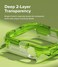 Ringke - Apple Watch 9 / 8 / 7 45mm, SE 2022 / SE / 6 / 5 /4 44mm Case Cover Fusion Bumper Neon Green