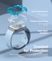 Ringke - Apple Watch 9 / 8 / 7 45mm, SE 2022 / SE / 6 / 5 /4 44mm Case Cover Fusion Bumper Neon Blue
