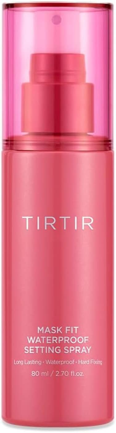 TIRTIR Waterproof Setting Spray &ndash; 24 Hour Long Lasting Fix, Sweatproof Water Resistant Makeup Finisher &ndash; Ethanol Free, Semi Matte Finish for Oily Skin &ndash; Korean Makeup Fixer