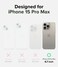Ringke - iPhone 15 Pro Max Case Cover   Alles Series - Dark Green